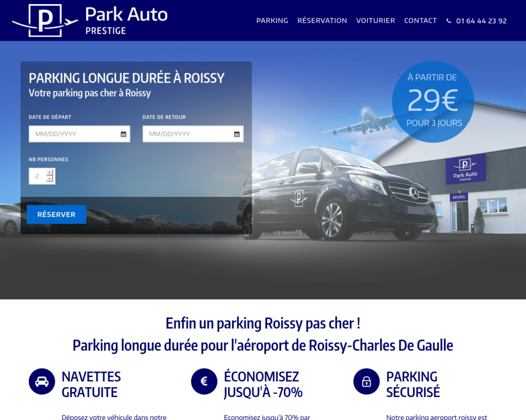 un parking près de roissy vous propose d’économiser plus de 70%