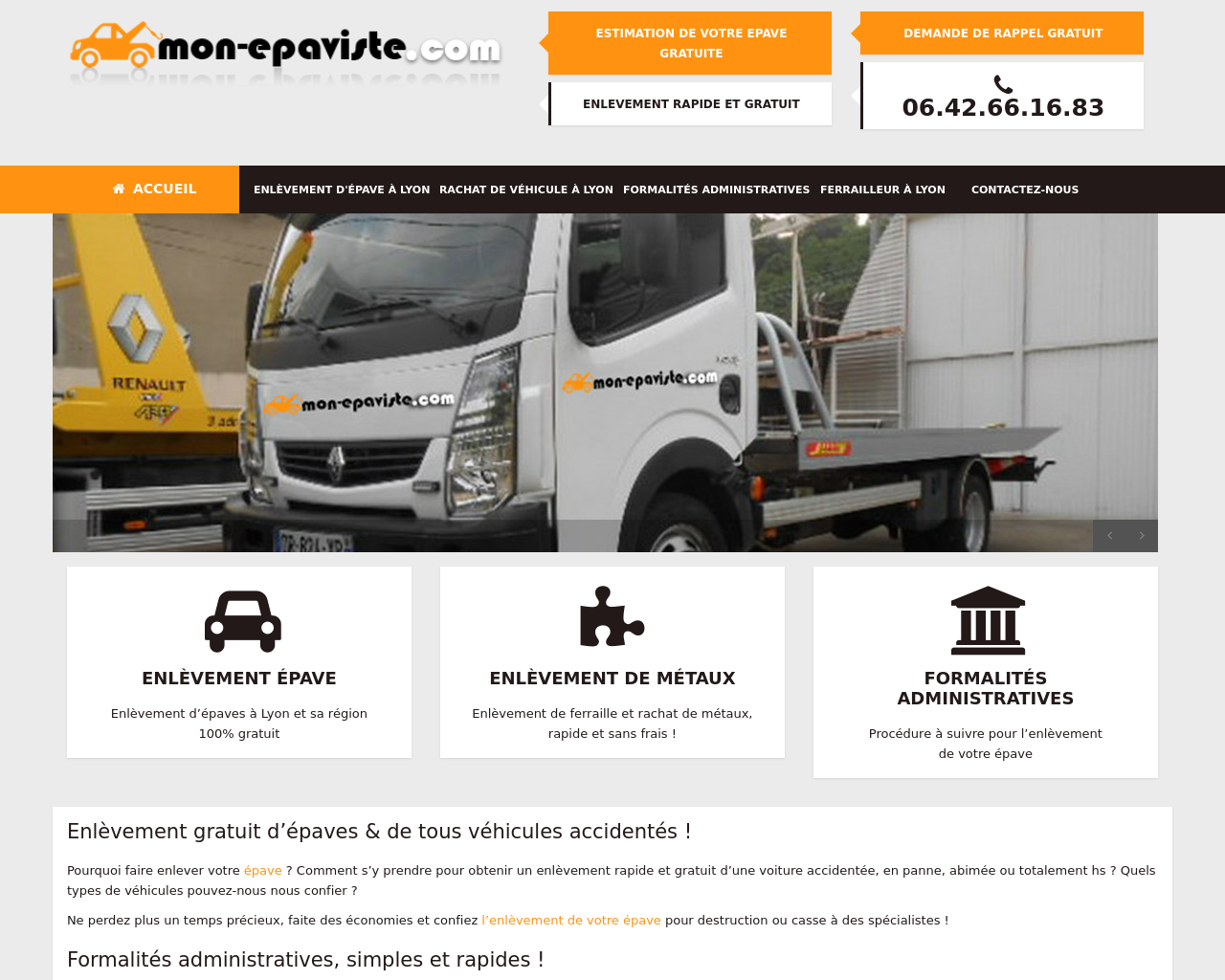 enlever gratuitement toutes les épaves, c’est une question de sécurité