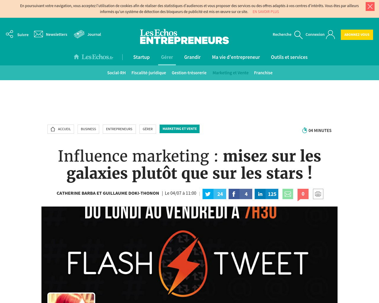 À l’assaut des influenceurs marketing disponibles sur le web