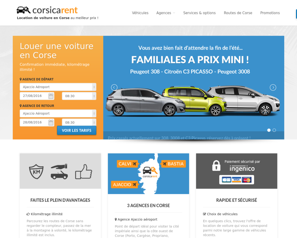 louez une voiture au meilleur prix pour visiter la corse