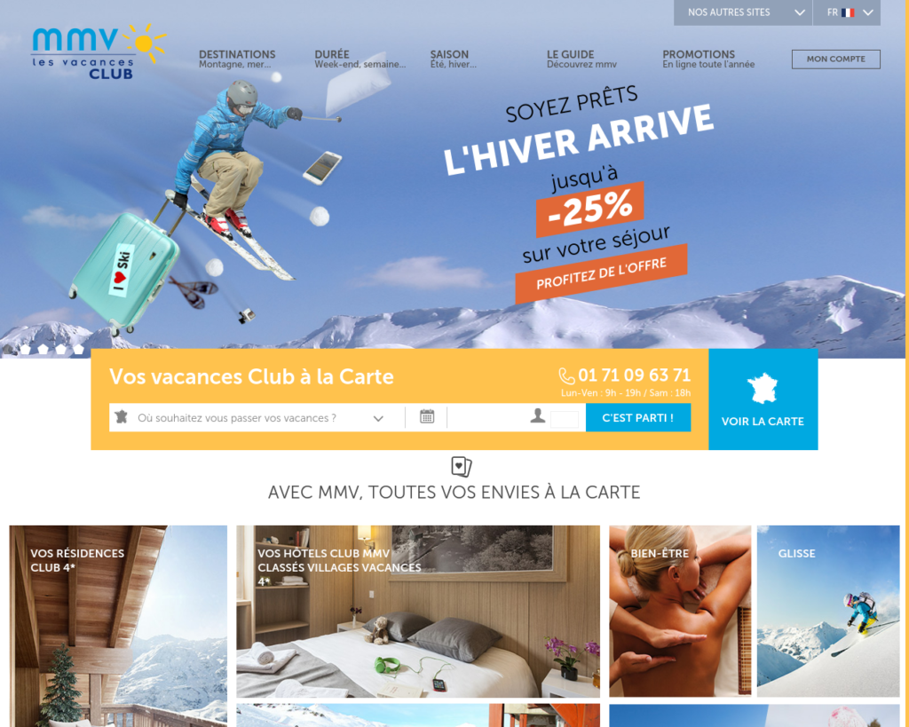 une baisse des tarifs pour les vacances au ski