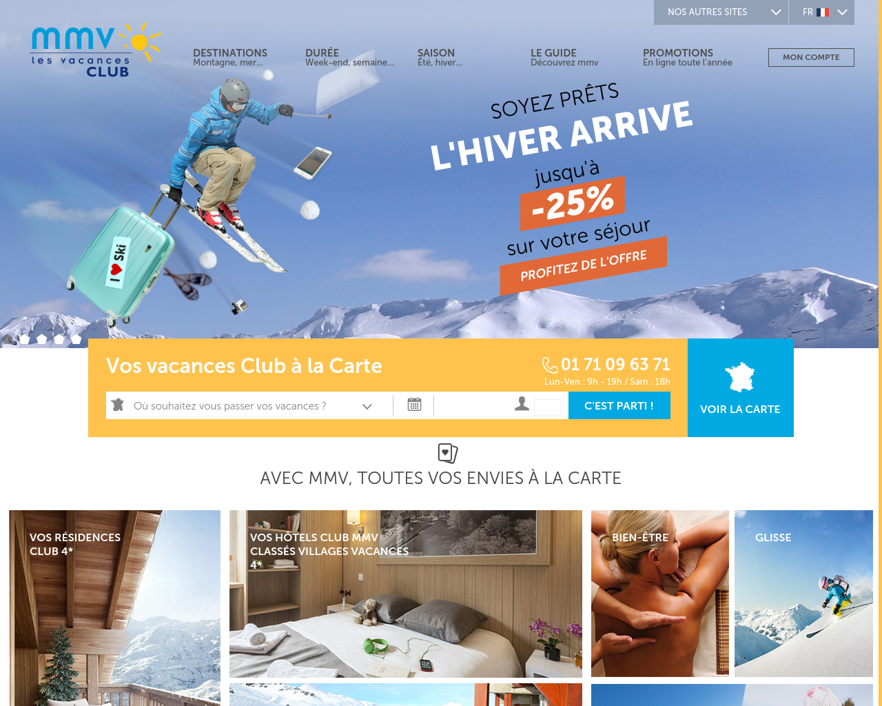 une baisse des tarifs pour les vacances au ski