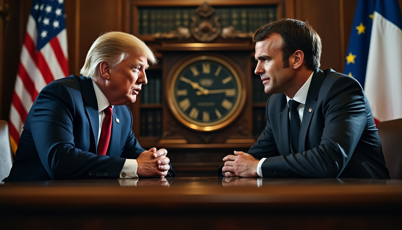 découvrez comment l'entrevue entre donald trump et emmanuel macron à la maison blanche révèle le fossé grandissant entre les alliés, abordant des enjeux politiques cruciaux et les tensions internationales croissantes.
