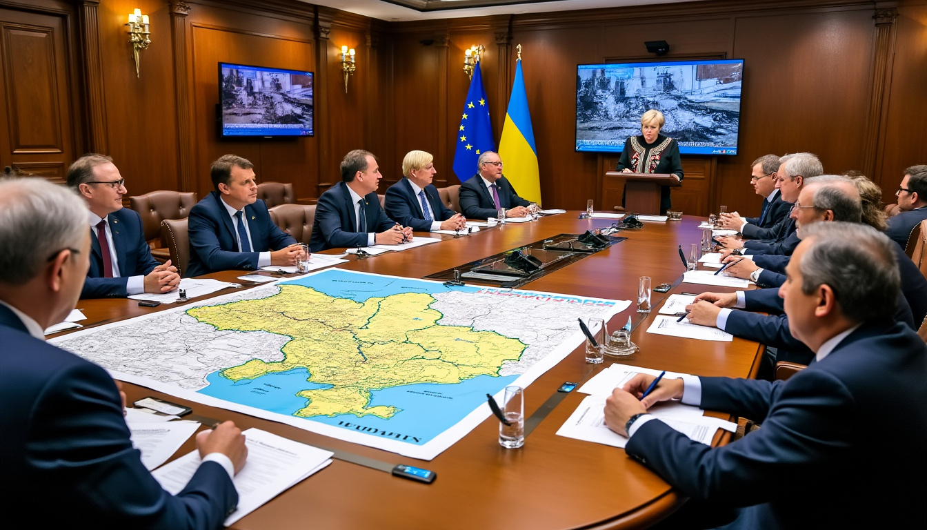 kiev exprime sa volonté de collaborer avec les etats-unis sur la question des minerais, selon un haut responsable ukrainien, alors que le conflit en cours accentue l'importance de l'approvisionnement stratégique. découvrez les implications de cet accord potentiel.