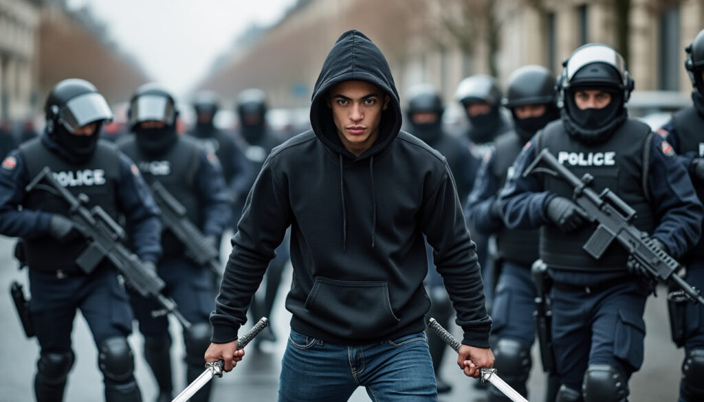 découvrez les détails de l'affrontement à vitry, où un suspect de 17 ans, armé d'un sabre, a été blessé par balles lors d'une attaque contre les forces de l'ordre. analyse des événements et des enjeux liés à cette incident choquant.