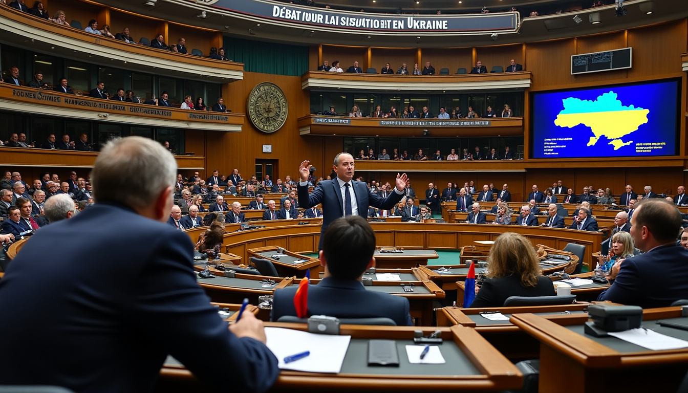 découvrez comment les députés français expriment leur solidarité envers kiev face au conflit en ukraine, tout en mettant en lumière leurs divergences sur la stratégie à adopter lors des débats à l'assemblée nationale.