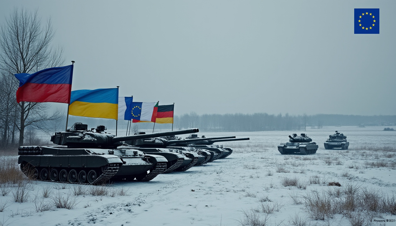 dans cette couverture en direct de londres, découvrez comment ursula von der leyen met en avant l'urgence de réarmer l'europe face aux défis posés par la guerre en ukraine. une analyse des enjeux géopolitiques actuels et des réponses stratégiques nécessaires pour renforcer la sécurité du continent.