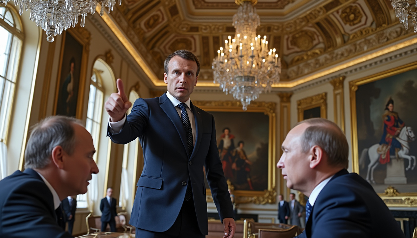 dans un discours poignant, emmanuel macron s'oppose fermement à l'impérialisme révisionniste de vladimir poutine, utilisant des parallèles historiques avec napoléon pour souligner les dangers de la quête de pouvoir. une analyse fascinante des tensions contemporaines entre la france et la russie.