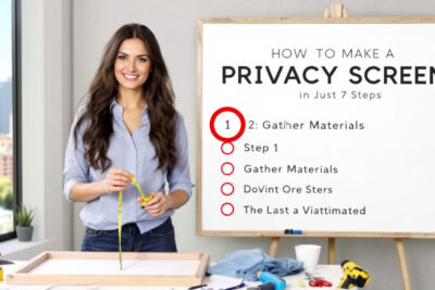 découvrez comment réaliser un brise-vue esthétique et fonctionnel en seulement 7 étapes faciles. suivez notre guide pratique pour apporter chaleur et intimité à votre espace extérieur tout en valorisant votre jardin.