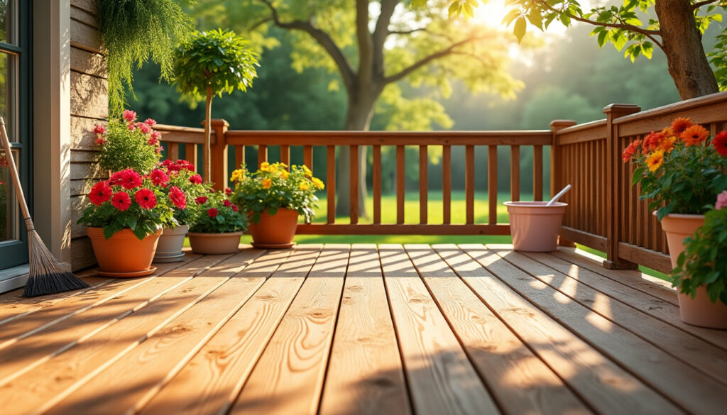 découvrez les meilleures astuces pour entretenir et nettoyer votre terrasse en bois afin de préserver sa beauté et sa longévité. apprenez des méthodes efficaces et des conseils pratiques pour un entretien facile et durable.