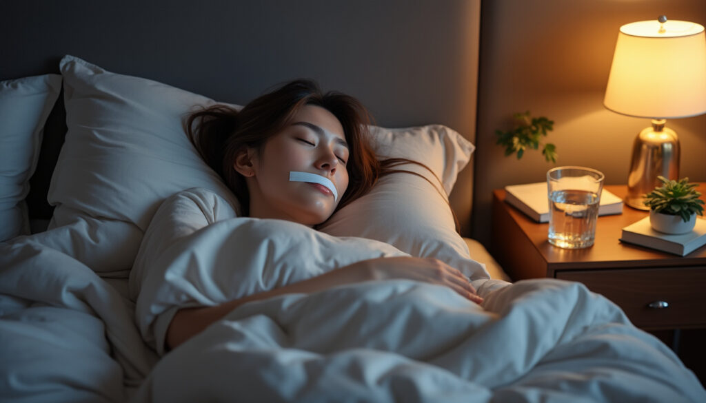 découvrez le mouth taping, une pratique fascinante qui consiste à scotcher sa bouche pendant la nuit pour améliorer la respiration et favoriser un sommeil réparateur. explorez ses bienfaits, ses méthodes et les précautions à prendre pour une expérience optimale.