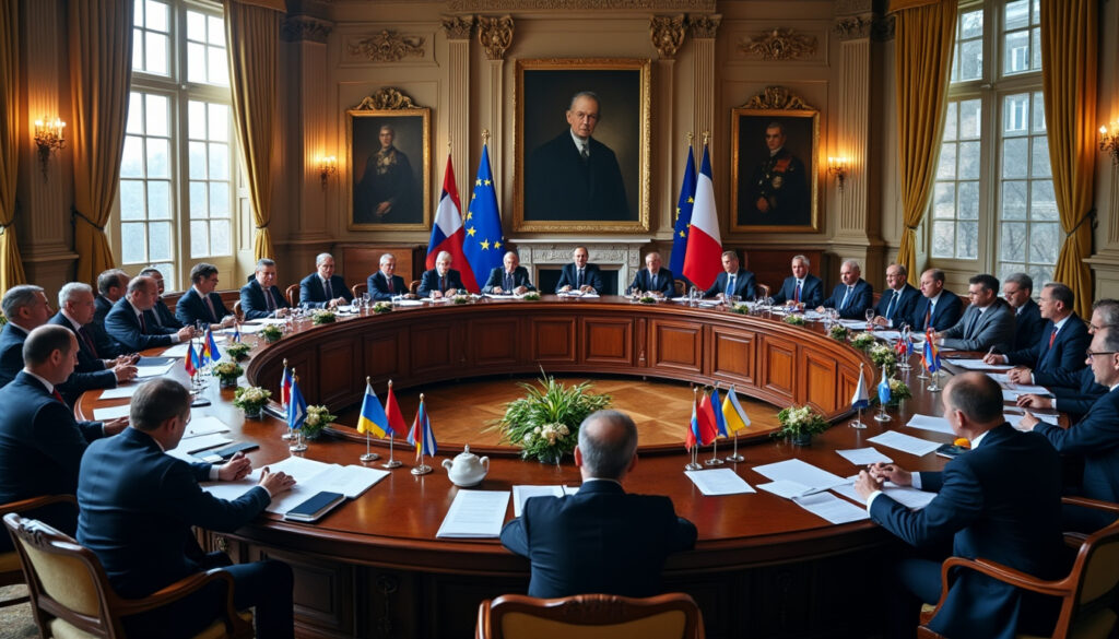 découvrez comment l'élysée appelle les pays européens à renforcer leur coopération en matière de sécurité collective à l'approche d'une réunion décisive à paris concernant la guerre en ukraine. un enjeu essentiel pour la stabilité et la paix en europe.