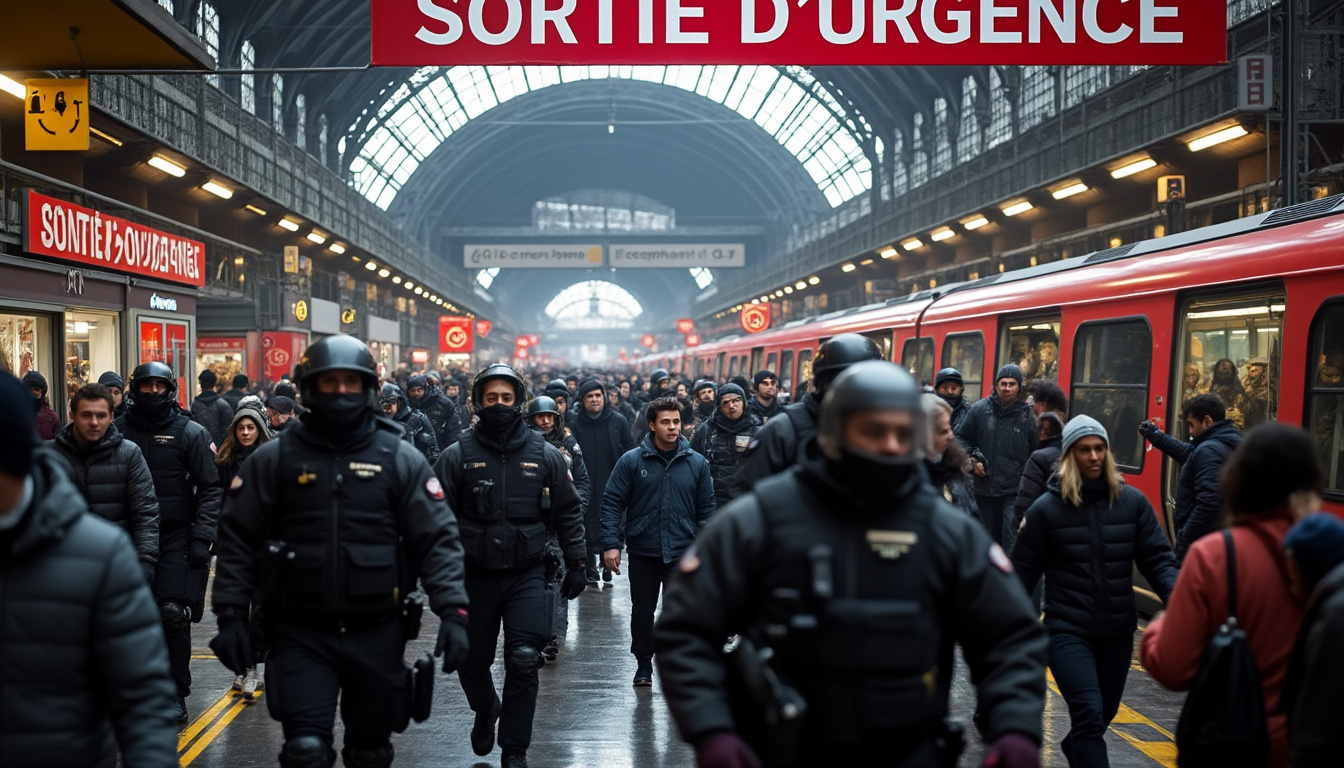 suivez l'évolution de la situation à la gare du nord avec le retour partiel du trafic prévu vers 16h. déminage en cours d'une bombe pour assurer la sécurité des passagers. restez informés des dernières actualités.