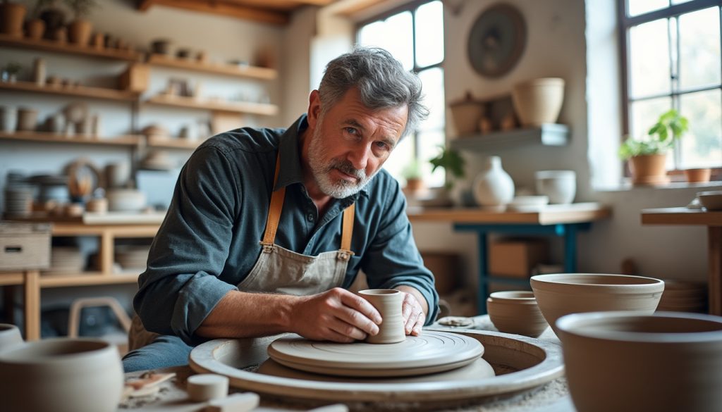 découvrez l'univers passionnant de stéven coéffic, céramiste talentueux, à travers son exposition à la biennale émergences. plongez dans sa créativité et son savoir-faire qui font de lui une figure montante de l'art céramique.