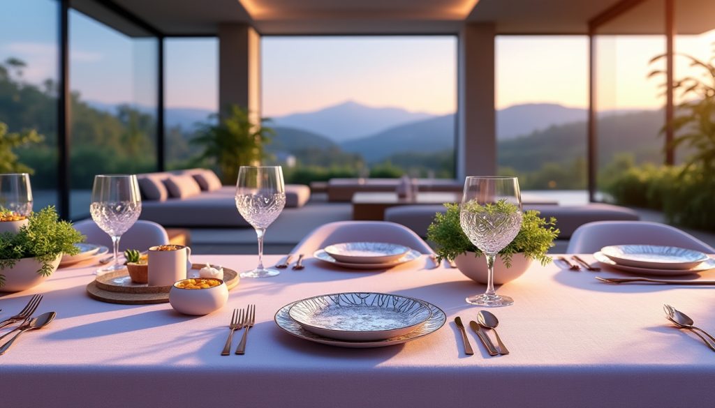 plongez dans l'univers des tendances de la table parfaite en 2025 ! explorez les styles, les couleurs et les décorations qui transformeront vos repas en expériences inoubliables. inspirez-vous des nouveautés pour créer une ambiance élégante et moderne.