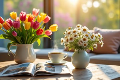 découvrez le nouveau numéro d'elle décoration, qui célèbre le printemps avec des idées inspirantes, des tendances fraîches et des conseils déco pour égayer votre intérieur. disponible dès maintenant en kiosque !