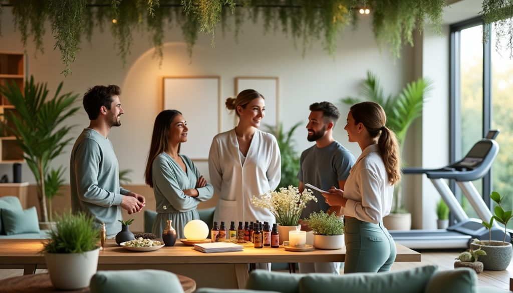 découvrez ginko à monflanquin, l'espace dédié au sport et au bien-être, qui reçoit ce soir une aromatologue pour vous initier aux bienfaits des arômes naturels. ne manquez pas cette occasion unique d'améliorer votre bien-être et d'en apprendre davantage sur l'aromathérapie !