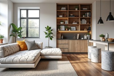 découvrez comment nous avons métamorphosé un appartement de 27 m2 ordinaire en un espace optimisé et séduisant. suivez notre processus de transformation, alliant fonctionnalité et esthétisme, pour créer un cadre de vie agréable et contemporain.