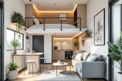 découvrez comment cet espace de 18m2 a été brillamment optimisé grâce à l'ajout d'une mezzanine, créant ainsi un coin nuit fonctionnel et stylé. inspirez-vous de ces transformations remarquables pour repenser votre propre aménagement intérieur.