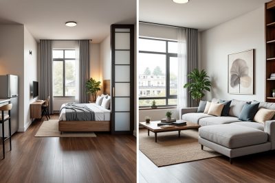 découvrez comment transformer votre studio en un véritable deux pièces grâce à nos astuces et inspirations ! suivez nos conseils avant/après pour optimiser l'espace et créer une atmosphère chaleureuse et fonctionnelle.