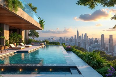découvrez un penthouse exceptionnel à são paulo, où le luxe se marie à une ambiance tropicale. profitez d'une vue imprenable, d'un design raffiné et d'un espace extérieur inspiré des tropiques, le tout en plein cœur de la métropole. un véritable havre de paix pour une expérience inoubliable.