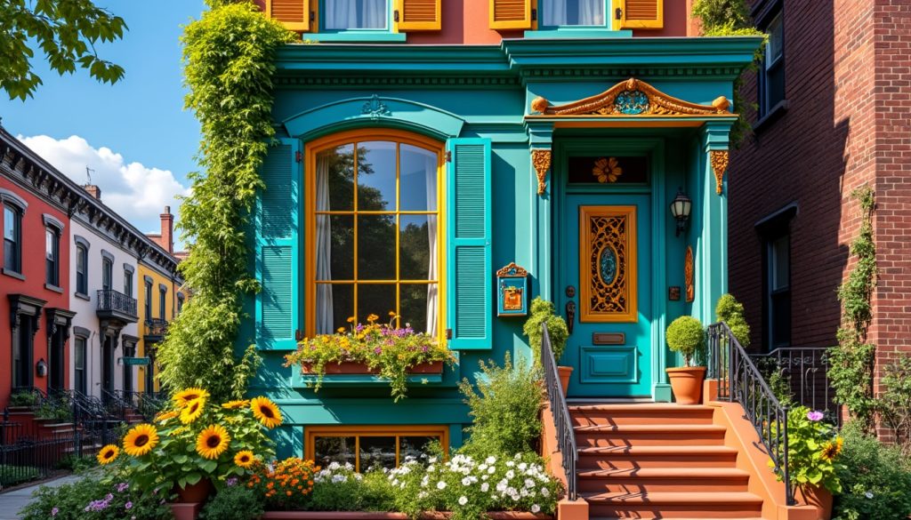 découvrez une maison familiale unique et colorée au cœur de brooklyn, alliant des touches éclectiques et chaleureuses. plongez dans un espace où chaque pièce raconte une histoire, idéal pour les moments en famille et les rencontres entre amis.