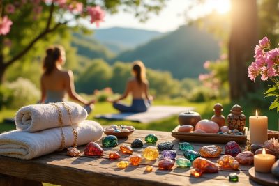 participez à la journée du bien-être et de la santé à gréoux-les-bains le samedi 26 avril. profitez d'activités relaxantes telles que le yoga, des ateliers de création de bijoux et des massages revigorants pour vous ressourcer et prendre soin de vous.