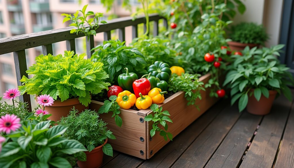 découvrez comment cultiver 8 légumes parfaits pour votre balcon, même avec un espace limité. transformez votre extérieur en un jardin productif avec ces variétés faciles à entretenir, idéales pour les jardiniers urbains.