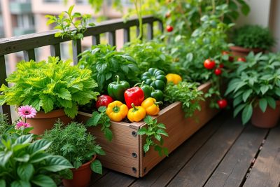 découvrez comment cultiver 8 légumes parfaits pour votre balcon, même avec un espace limité. transformez votre extérieur en un jardin productif avec ces variétés faciles à entretenir, idéales pour les jardiniers urbains.