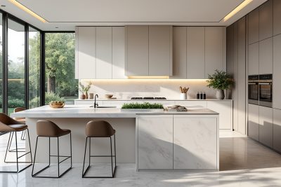 découvrez des cuisines élégantes sans meubles hauts, alliant fonctionnalité et esthétique épurée. transformez votre espace culinaire en un havre de paix moderne, où chaque élément est pensé pour l'harmonie et le style.