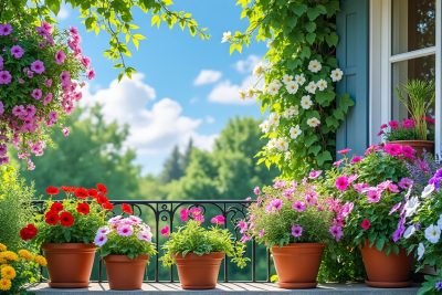 découvrez huit plantes idéales pour transformer votre balcon en un oasis de beauté tout l'été. que vous souhaitiez des fleurs colorées ou des feuillages luxuriants, notre guide vous aide à choisir les meilleures options pour profiter d'un espace extérieur enchanteur.