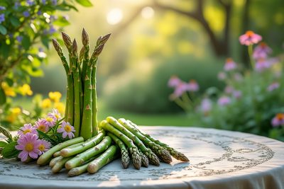 découvrez l'univers fascinant des asperges sous toutes leurs couleurs : vertes, blanches et violettes. apprenez à les préparer, à les cuisiner et à les savourer dans des recettes savoureuses et créatives qui mettent en valeur leur goût unique. célébrons ensemble ce légume emblématique et ses délicieuses variétés !