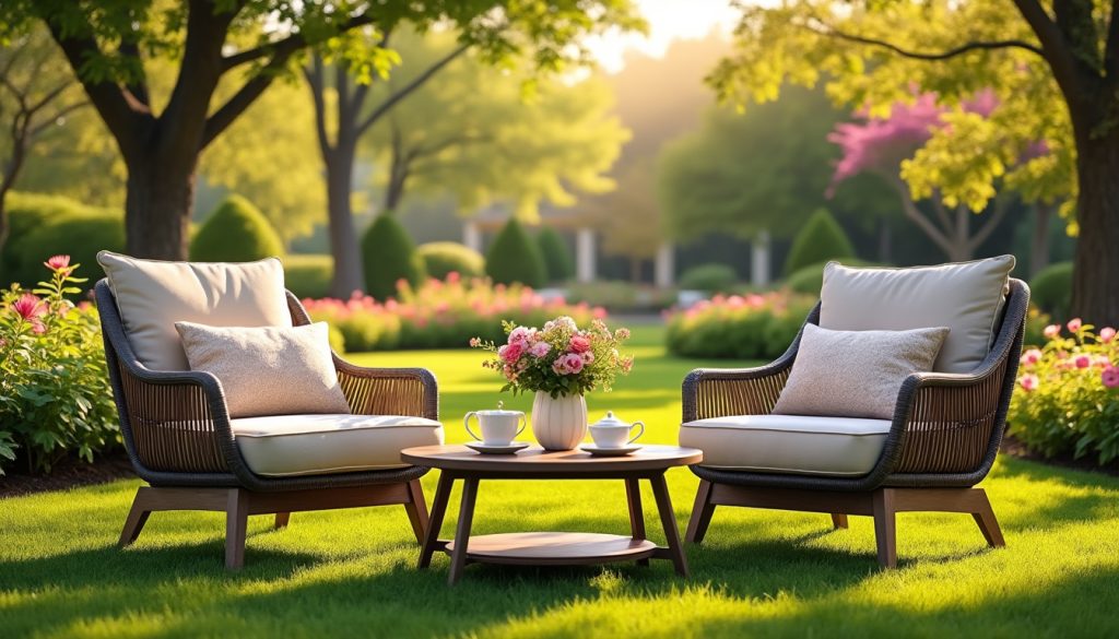 découvrez l'alliance parfaite entre confort et esthétisme avec notre sélection de fauteuils d'extérieur. transformez vos espaces extérieurs en un havre de détente grâce à un design contemporain et une ergonomie optimale.