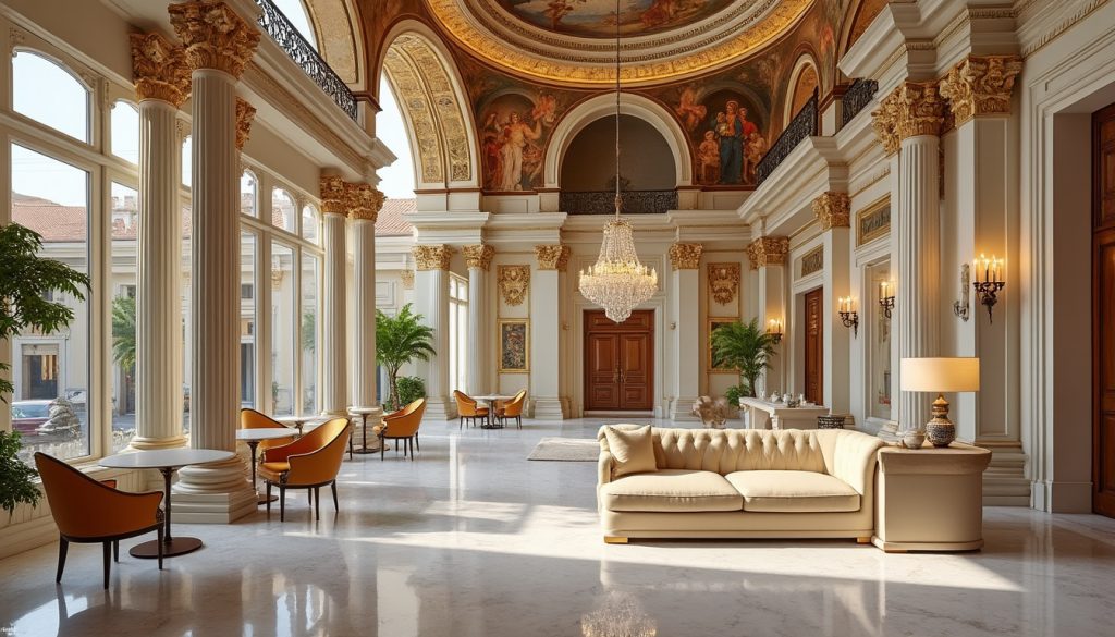 plongez dans l'élégance intemporelle de l'hôtel casa monti, conçu par la talentueuse laura gonzalez. profitez d'un séjour unique alliant raffinement et charme romain au cœur d'une architecture d'exception.