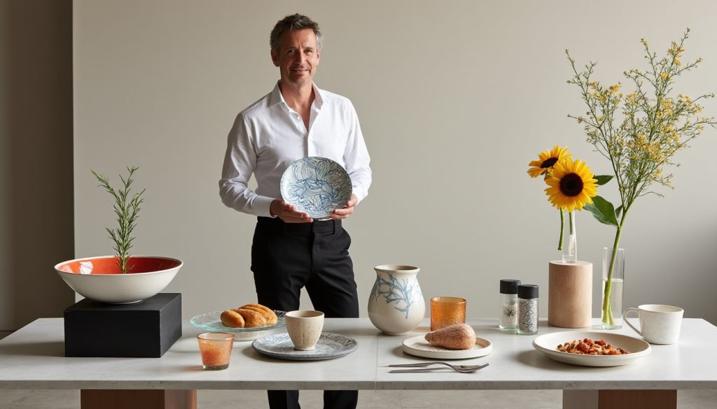 découvrez la collection artistique de tables exquises créée par sergio herman pour serax. un mariage parfait entre design contemporain et savoir-faire artisanal, ces pièces uniques transformeront votre intérieur en un espace d'exception.