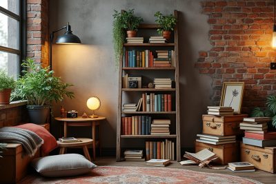 découvrez comment transformer des objets du quotidien en une bibliothèque originale grâce à nos 3 idées astucieuses. ajoutez du caractère et de la créativité à votre intérieur tout en réinventant votre espace de rangement.