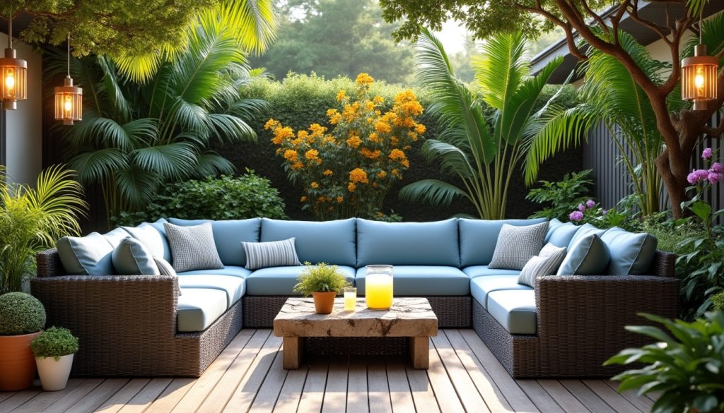 transformez votre extérieur en un havre de confort grâce à nos canapés de jardin. découvrez une sélection élégante et durable pour profiter pleinement de vos moments en plein air. confort, style et qualité au rendez-vous !