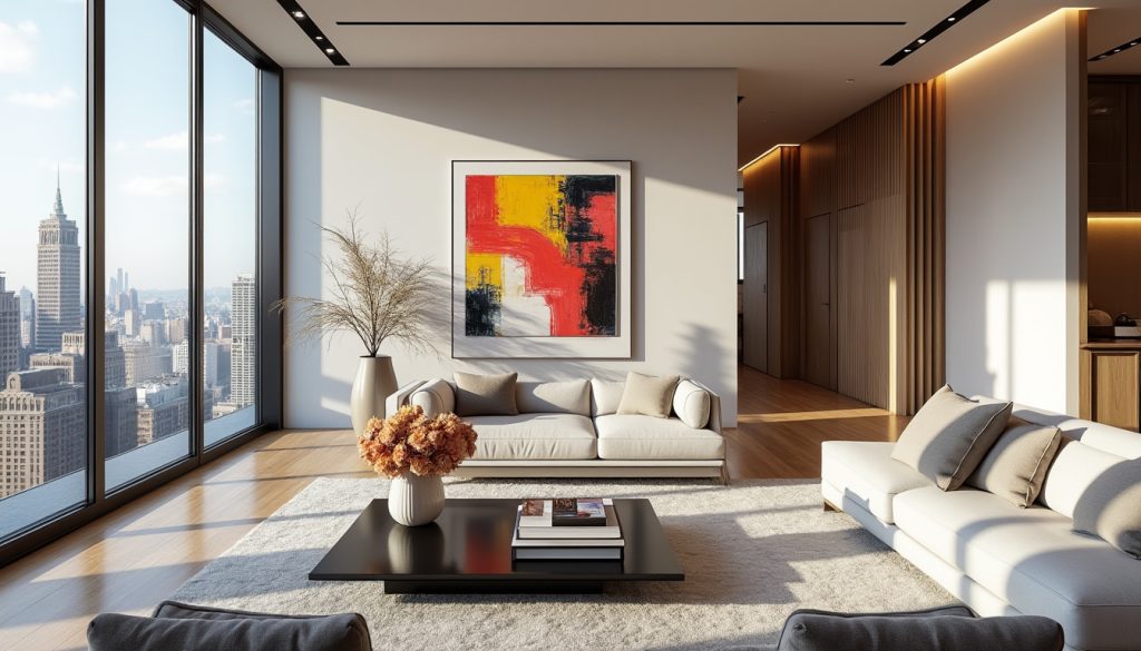 découvrez un penthouse raffiné où l'art rencontre l'élégance dans une atmosphère minimaliste. profitez d'un espace unique qui allie sophistication et créativité, idéal pour les amateurs d'art et de design.
