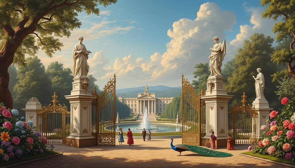 découvrez une collection artistique fascinante qui rend hommage aux splendides jardins royaux de charles iii. plongez dans l'univers de la beauté naturelle et de l'élégance historique à travers des œuvres inspirantes qui célèbrent l'héritage verdoyant de la royauté.