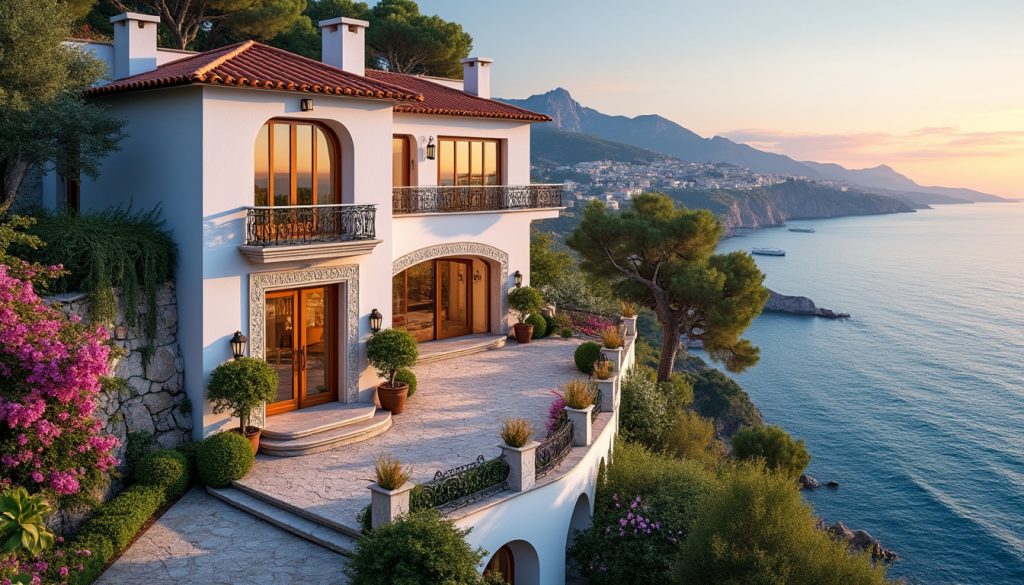 découvrez une maison d'exception sur les hauteurs de nice, où l'esthétique méditerranéenne est réinventée avec des lignes modernes et des matériaux nobles. un espace de vie qui allie confort et élégance tout en offrant une vue imprenable sur la côte d'azur.