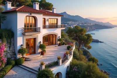 découvrez une maison d'exception sur les hauteurs de nice, où l'esthétique méditerranéenne est réinventée avec des lignes modernes et des matériaux nobles. un espace de vie qui allie confort et élégance tout en offrant une vue imprenable sur la côte d'azur.