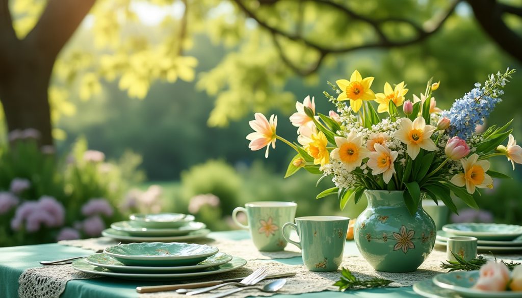 découvrez la tendance incontournable de ce printemps avec notre sélection de vaisselle verte. adoptez des pièces élégantes et éco-responsables qui apporteront une touche de fraîcheur à vos repas. transformez votre table avec des couleurs vives et un style moderne.