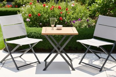 découvrez notre sélection de mobilier de jardin pliable, conçu pour optimiser votre espace extérieur tout en alliant style et praticité. idéal pour les petits jardins ou les balcons, profitez de solutions astucieuses pour aménager votre extérieur.
