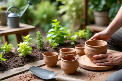 apprenez à créer vos propres oyas pour un jardinage durable et éco-responsable. découvrez les étapes simples et les matériaux nécessaires pour profiter d'une irrigation efficace tout en préservant l'eau dans votre jardin.