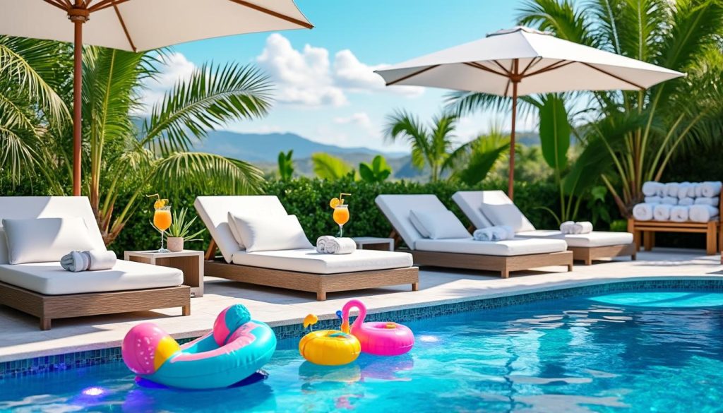 découvrez notre sélection d'accessoires indispensables pour transformer votre piscine en un véritable oasis de détente. améliorez l'esthétique et le confort de votre espace aquatique avec des produits de qualité qui vous permettront de profiter pleinement de votre été.