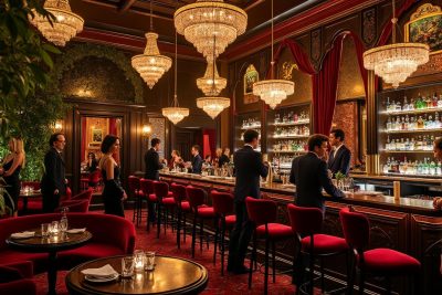 découvrez l'univers captivant du bar « monsieur », une création unique du célèbre réalisateur baz luhrmann et de sa partenaire catherine martin. plongez dans une ambiance vibrante et artistique, où chaque détail raconte une histoire fascinante. une expérience inoubliable vous attend dans ce lieu où cinéma et design se rencontrent.