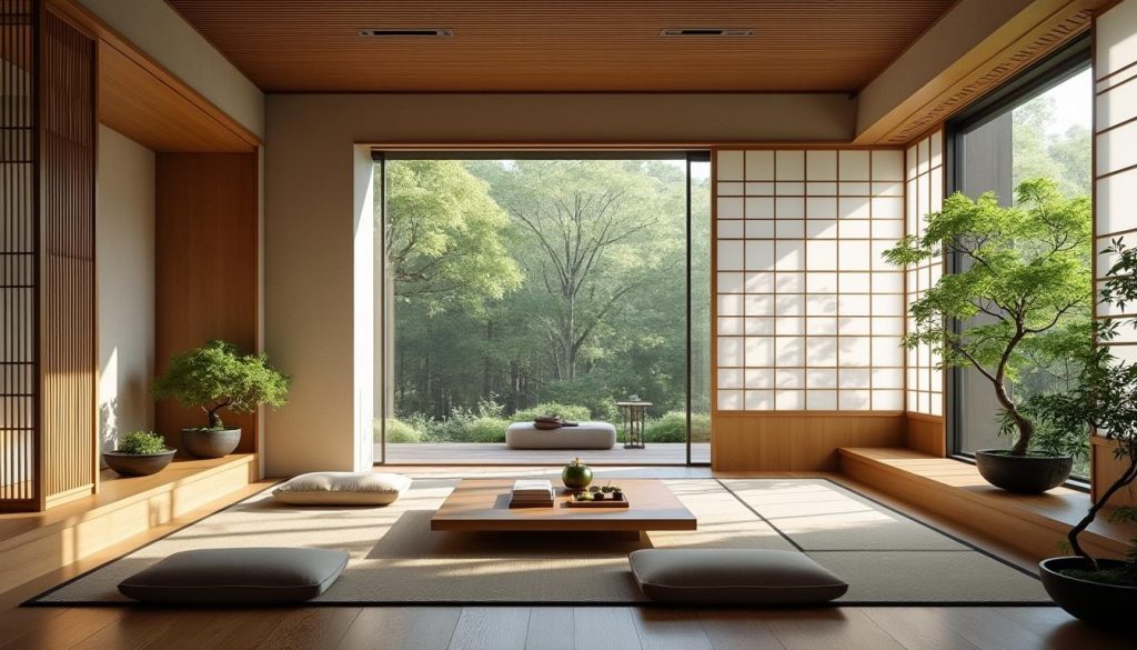 découvrez un espace de 51 mètres carrés alliant élégance orientale et design minimaliste. chaque détail a été pensé pour créer une ambiance apaisante et raffinée, parfaite pour se ressourcer. l'harmonie des couleurs et des matériaux vous plongera dans une atmosphère unique.