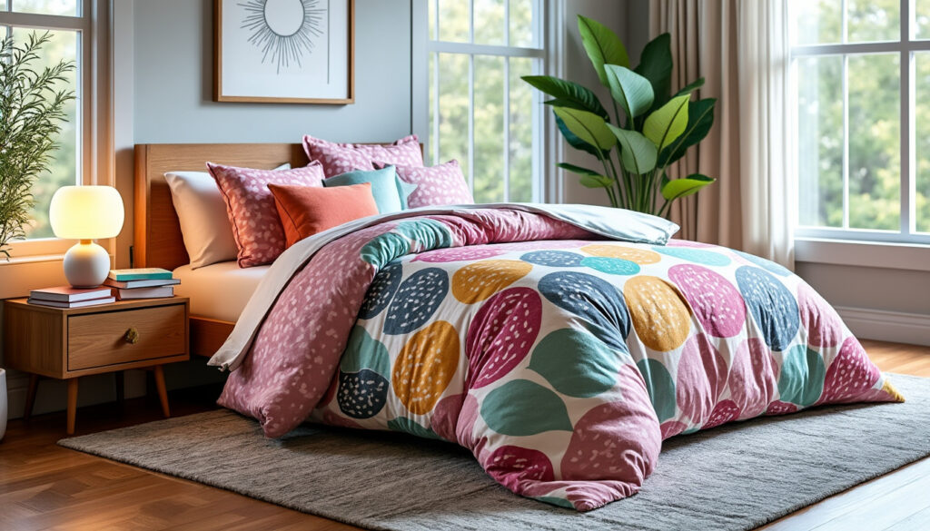 adoptez la tendance pour la rentrée avec notre nouvelle housse de couette ! design moderne, qualité supérieure et confort garanti pour une chambre élégante dès la nouvelle saison.