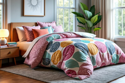 adoptez la tendance pour la rentrée avec notre nouvelle housse de couette ! design moderne, qualité supérieure et confort garanti pour une chambre élégante dès la nouvelle saison.