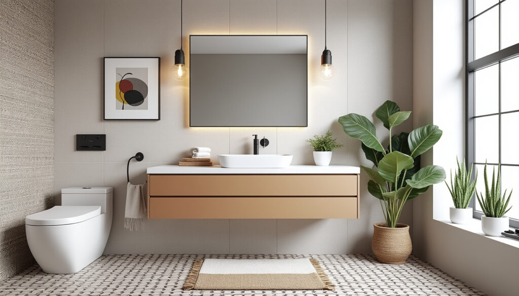 découvrez nos meilleures astuces pour relooker votre salle de bains et la rendre ultra-tendance sans dépasser votre budget. idées déco accessibles et conseils pratiques pour un espace moderne à petit prix.
